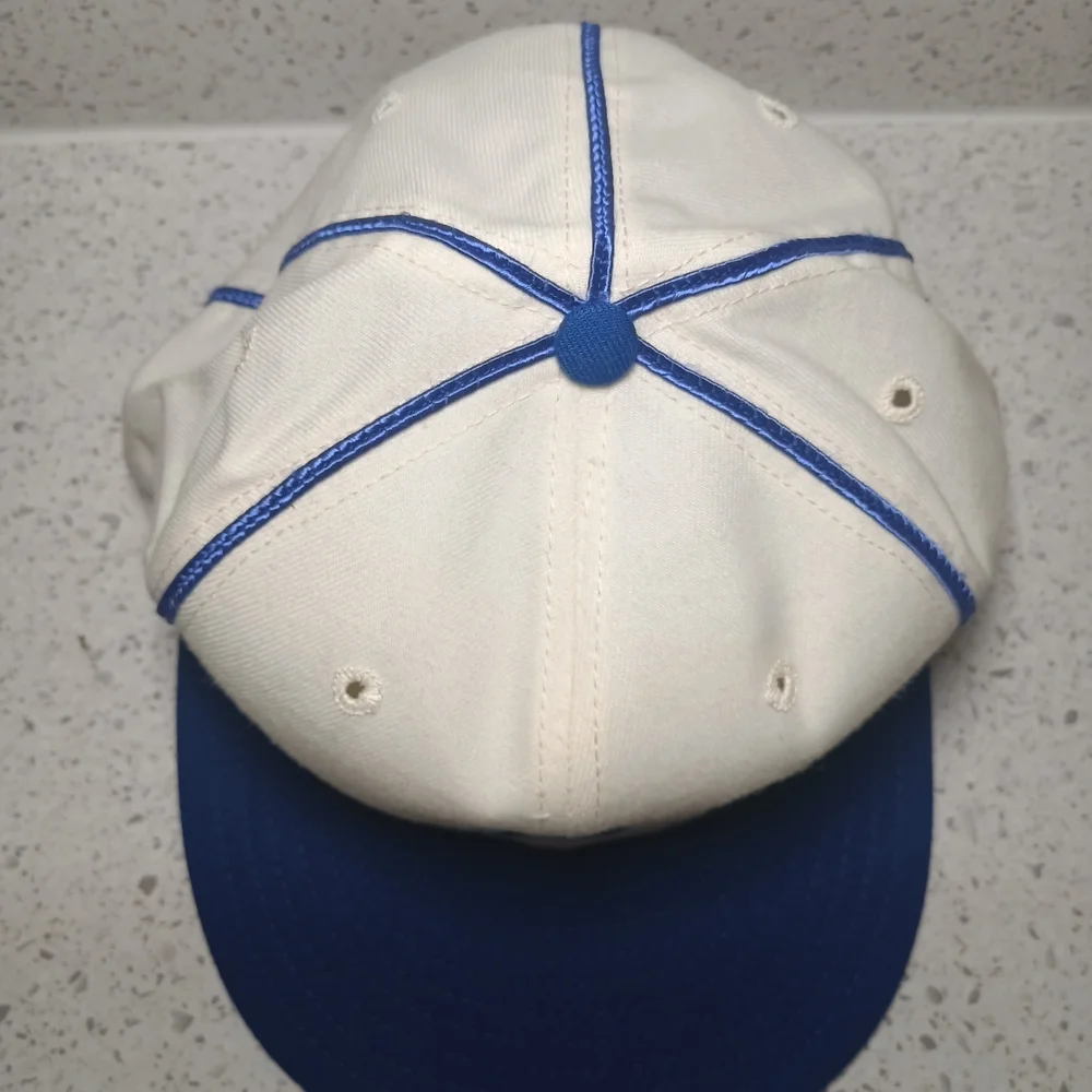 Vintage New Era Pro Model Brooklyn Dodgers MLB Pinstripe Wool Size 7 1/2 - Picture 6 of 9